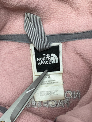 Pink The North Face Fleece Jacket Women's Large