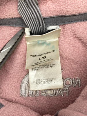 Pink The North Face Fleece Jacket Women's Large