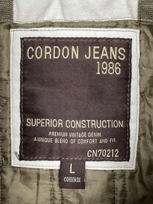 White Cordon Workwear Jacket Men's Large