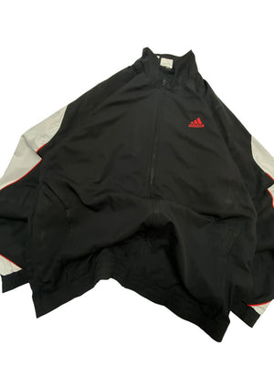 00s Black Adidas Windbreaker Men's Large