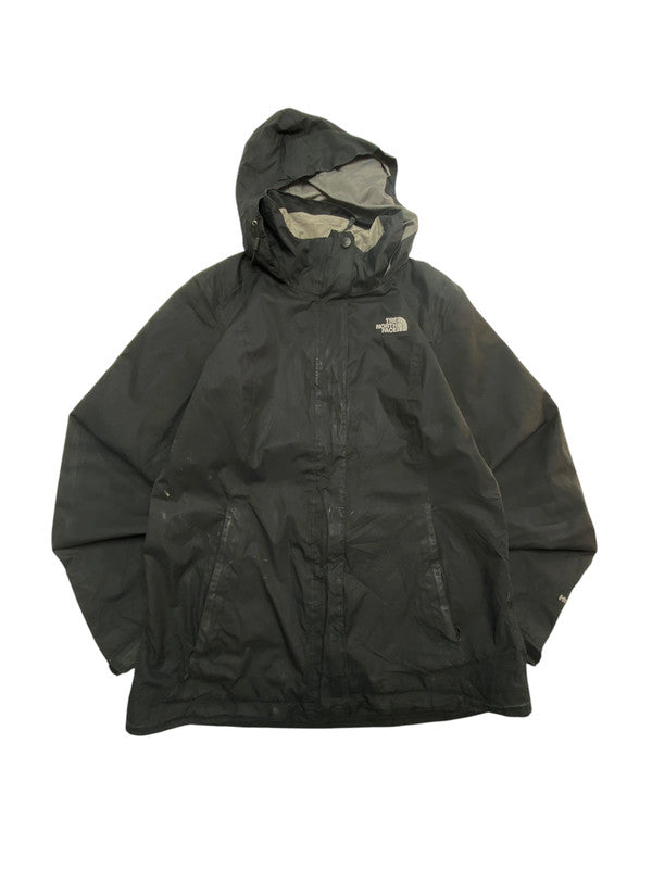 Black The North Face Raincoat Women's Medium