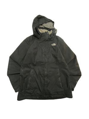 Black The North Face Raincoat Women's Medium