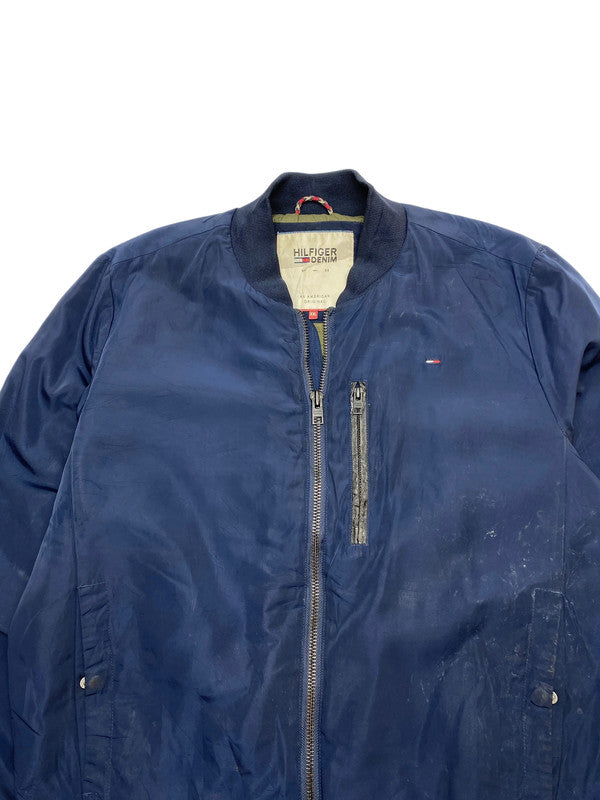 Navy Tommy Hilfiger Bomber Jacket Men's XXL
