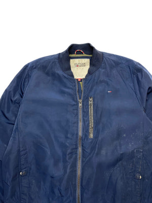 Navy Tommy Hilfiger Bomber Jacket Men's XXL