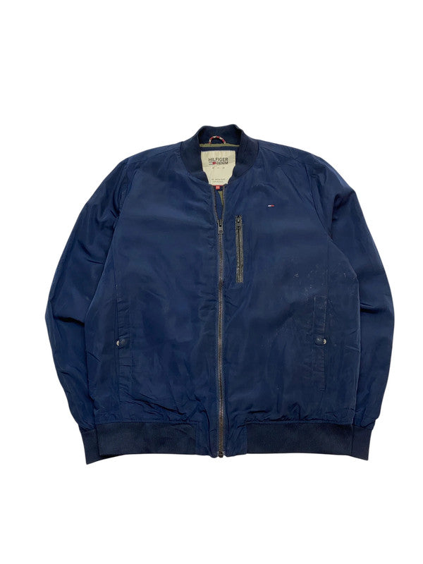 Navy Tommy Hilfiger Bomber Jacket Men's XXL