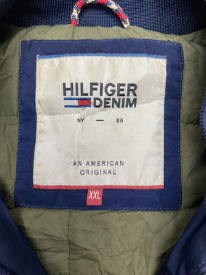 Navy Tommy Hilfiger Bomber Jacket Men's XXL