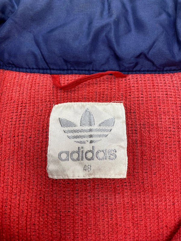 Red-Navy Adidas Windbreaker Men's Medium
