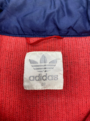 Red-Navy Adidas Windbreaker Men's Medium