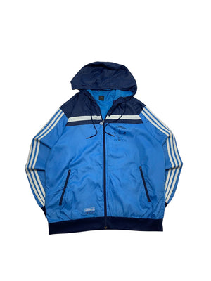 Blue Adidas Windbreaker Men's XL