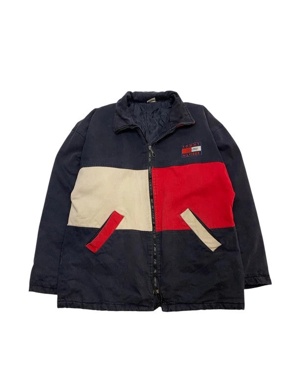 Black Tommy Hilfiger Parka Men's Large