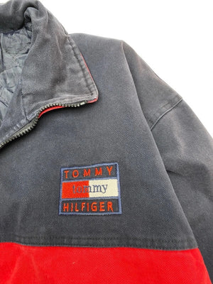 Black Tommy Hilfiger Parka Men's Large