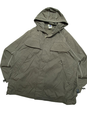 90s Grey Adidas Windbreaker Men's Medium
