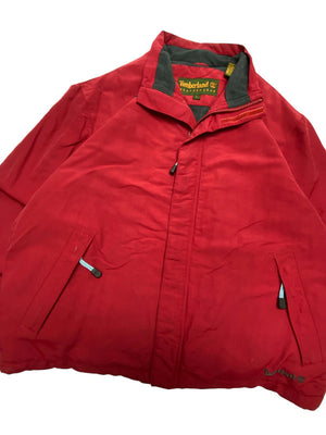 Red Timberland Windbreaker Men's Large