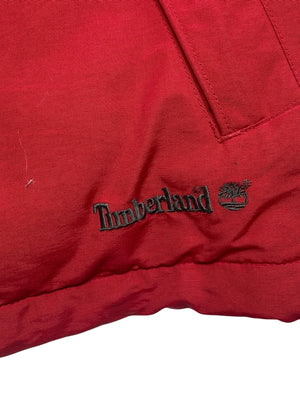 Red Timberland Windbreaker Men's Large