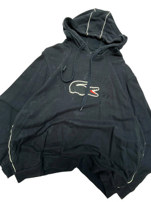 Black Lacoste Hoodie Men's XL