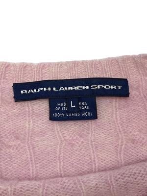 Pink Ralph Lauren Jumper Women's Large