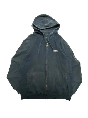 Navy Barbour International Zip-through Hoodie Men's Large