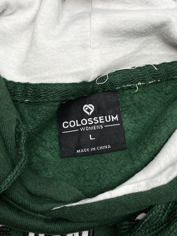 Green Colosseum Badge Hoodie Men's Large