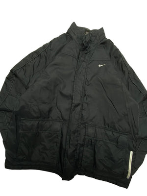 00s Black Nike Padded Jacket Men's XL
