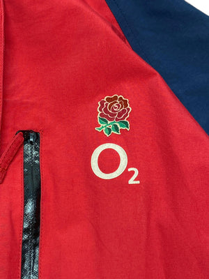 00s Red Nike England Windbreaker Men's XL
