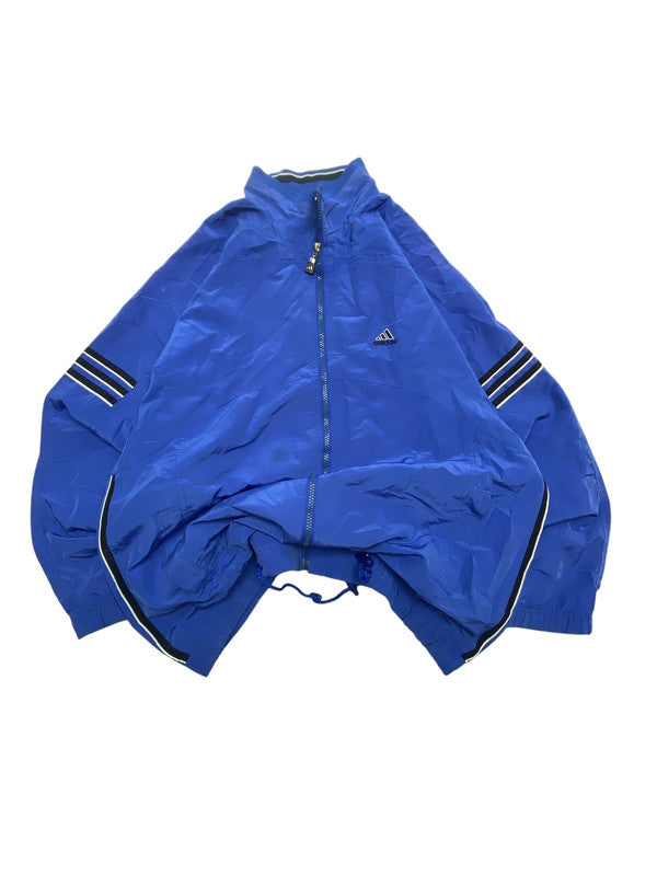 Blue Adidas Tracksuit Jacket Men's Large