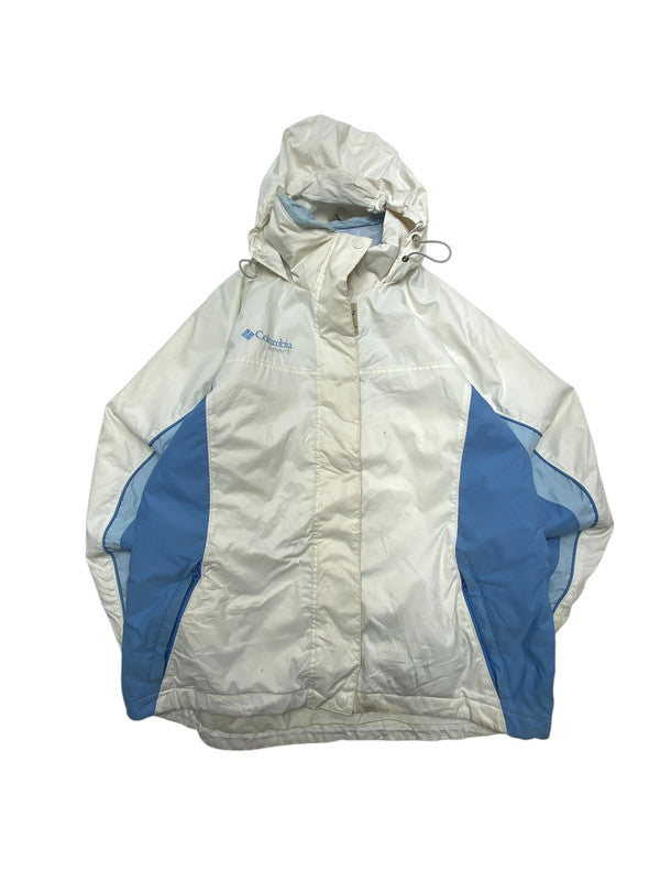 Cream Columbia Raincoat Women's Large