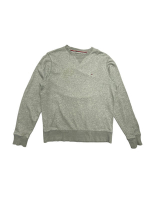 Grey Tommy Hilfiger Sweatshirt Men's Small