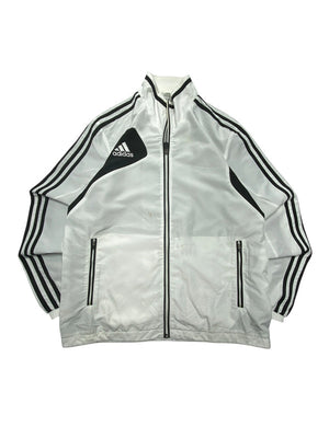 00s White Adidas Windbreaker Men's Medium
