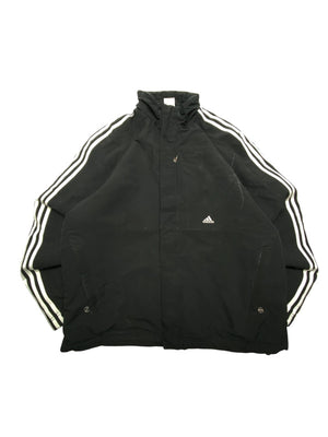 00s Black Adidas Windbreaker Men's XL