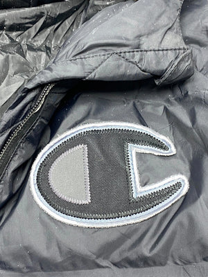 Black Champion Puffer Jacket Men's Medium