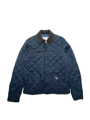 Navy Barbour Quilted Jacket Men's XS