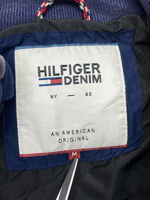 Blue Hilfiger Denim Puffer Jacket Men's Medium