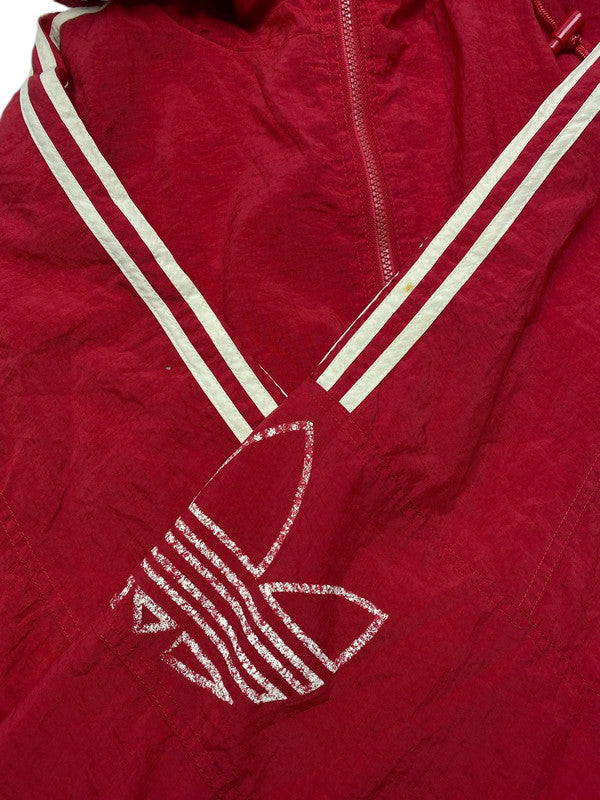 Vintage 90s Red Adidas Padded Jacket Men's XXL
