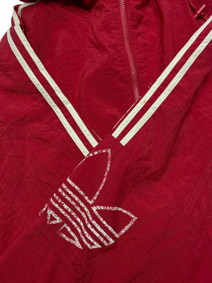 Vintage 90s Red Adidas Padded Jacket Men's XXL