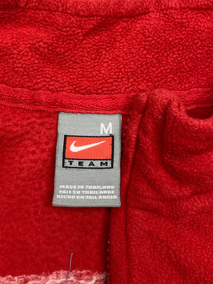 Vintage Red Nike Ohiostate Half-zip Fleece Men's Medium