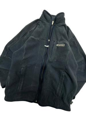 00s Black Adidas Fleece Jacket Men's XS
