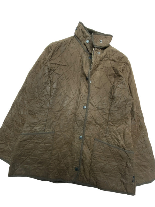 Brown Barbour Quilted Jacket Women's XL