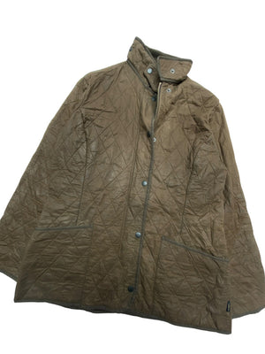 Brown Barbour Quilted Jacket Women's XL