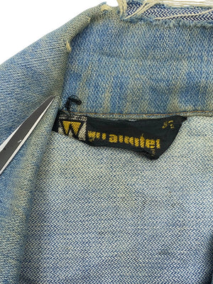 Blue Wrangler Denim Jacket Men's Small