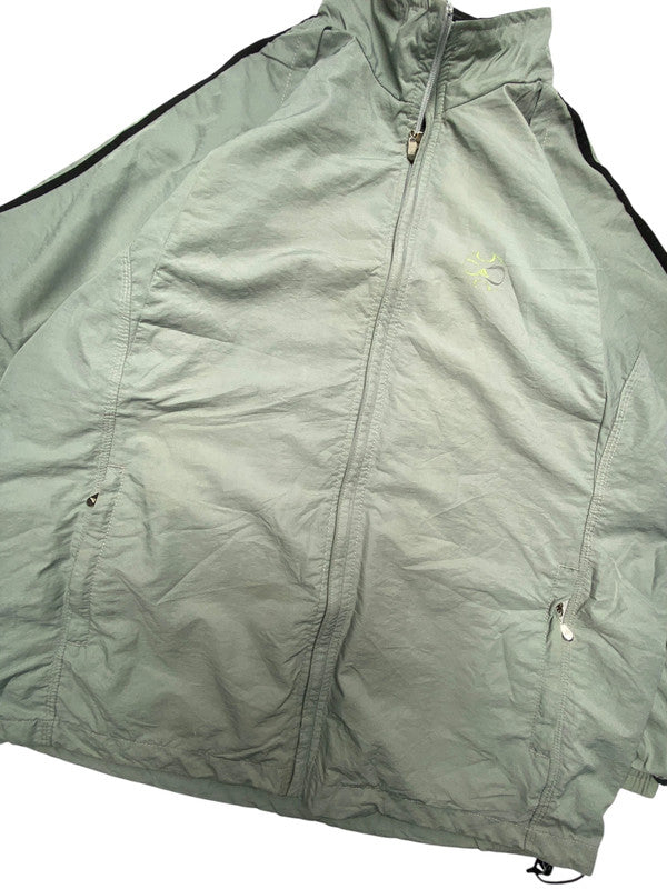 Grey Adidas Windbreaker Men's Large