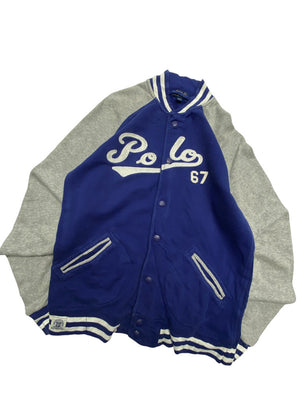 Blue Ralph Lauren Varsity Jacket Women's Large