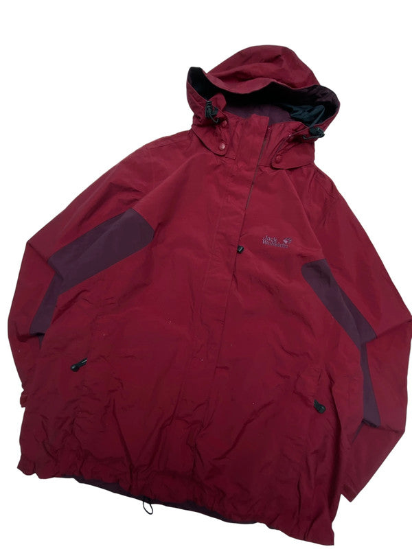Burgundy Jack Wolfskin Raincoat Women's XL