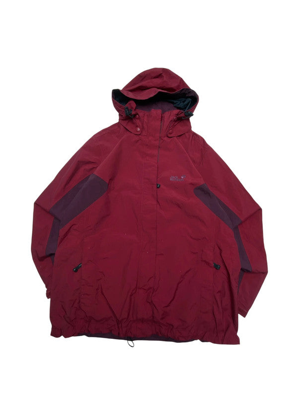 Burgundy Jack Wolfskin Raincoat Women's XL