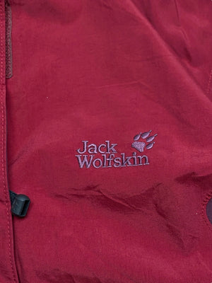 Burgundy Jack Wolfskin Raincoat Women's XL