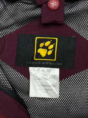 Burgundy Jack Wolfskin Raincoat Women's XL