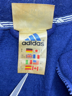 90s Navy Adidas Fleece Jacket Men's Large