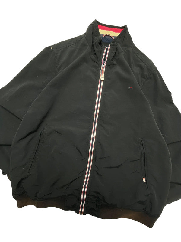 Black Hilfiger Denim Bomber Jacket Men's Medium