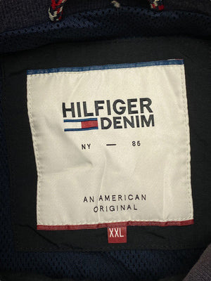 Black Hilfiger Denim Bomber Jacket Men's Medium