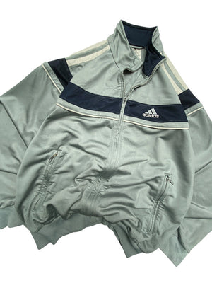 00s Grey Adidas Windbreaker Men's Small