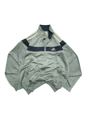 00s Grey Adidas Windbreaker Men's Small